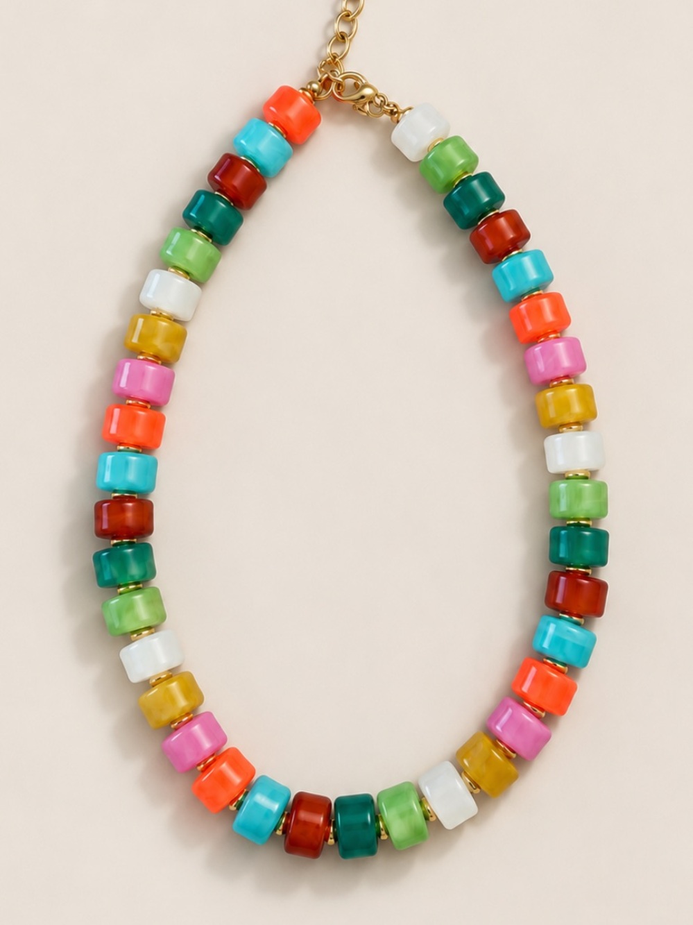 New! Colorful Mixed Beaded Dopamine Necklace NWOT 2013
